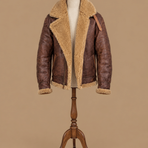 Aquaman Arthur Curry Justice League Bomber Aviator Real Shearling Leather Jacket