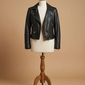 God Friended Me Violett Beane Cafe Racer Biker Black Leather Jacket