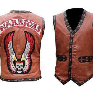 THE WARRIORS REAL LEATHER VEST JACKET