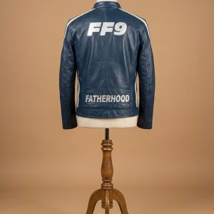 Fast and Furious 9 Vin Diesel FF9 Fatherhood Blue Leather Jacket