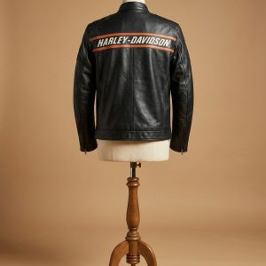 Wwe Bill Goldberg Harley Davidson Vintage Motorcycle Black Leather Jacket