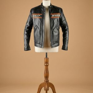 Wwe Bill Goldberg Harley Davidson Vintage Motorcycle Black Leather Jacket