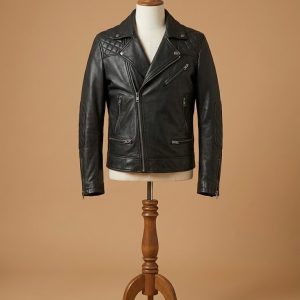 Adam Lambert Halloween Party Black Leather Jacket