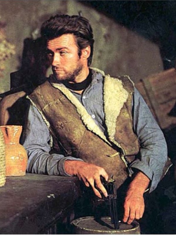 Spaghetti-Western-Clint-Eastwood-Shearling-Leather-Vest