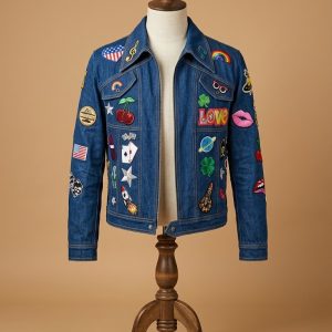 TARON EGERTON ROCKETMAN DENIM JACKET
