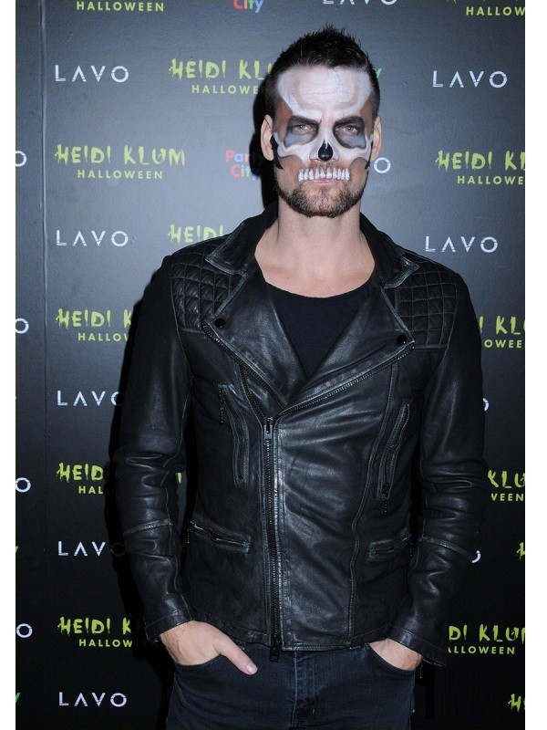 Adam Lambert Halloween Party Black Leather Jacket
