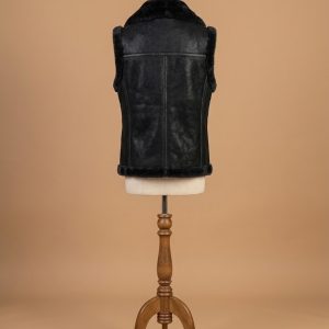 Jordan Craig Men's Denali Shearling Black Vest back