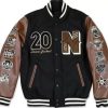Negro League Baseball S9 Black Varsity Jacket Baseball Varsity Bomber Jacket
