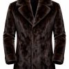 Men's Real Mink Fur Coat | Elegant Brown Winter Outerwear