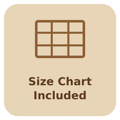 Size chart for the Men's Mink Fur Trench Long Coat